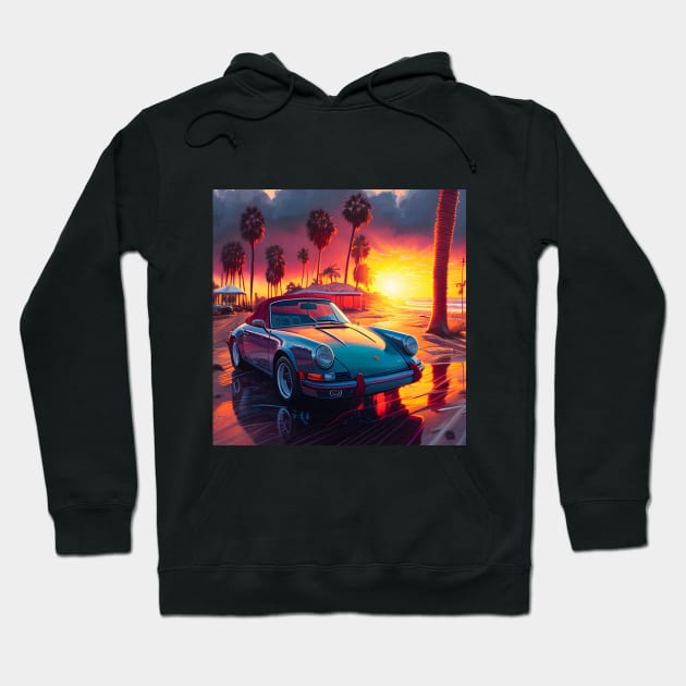 Leisure Cars Landscape Hoodie by keelezibel